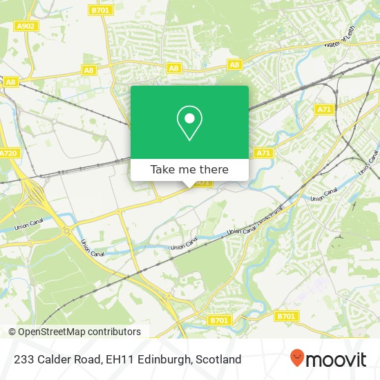 233 Calder Road, EH11 Edinburgh map