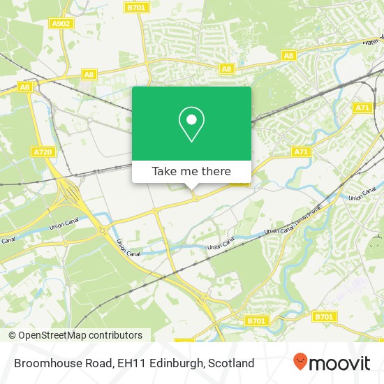 Broomhouse Road, EH11 Edinburgh map