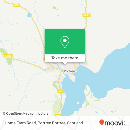 Home Farm Road, Portree Portree map