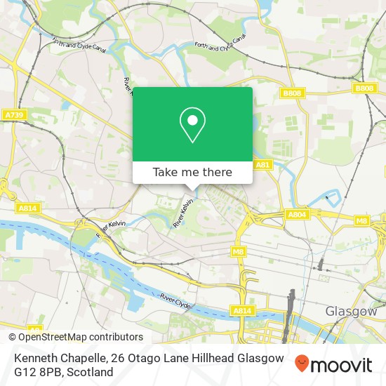 Kenneth Chapelle, 26 Otago Lane Hillhead Glasgow G12 8PB map