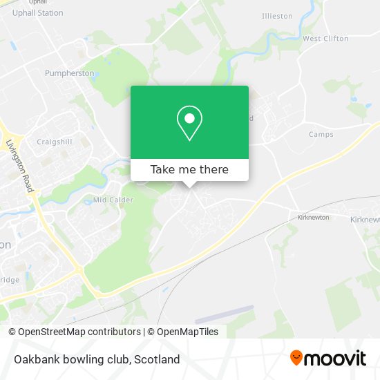 Oakbank bowling club map