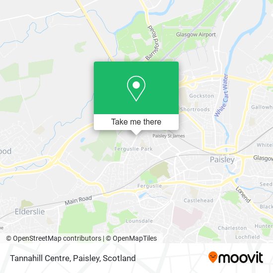 Tannahill Centre, Paisley map
