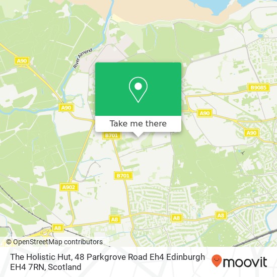 The Holistic Hut, 48 Parkgrove Road Eh4 Edinburgh EH4 7RN map