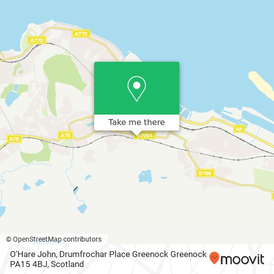 O'Hare John, Drumfrochar Place Greenock Greenock PA15 4BJ map