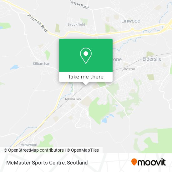 McMaster Sports Centre map