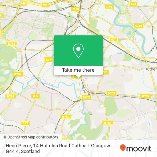 Henri Pierre, 14 Holmlea Road Cathcart Glasgow G44 4 map