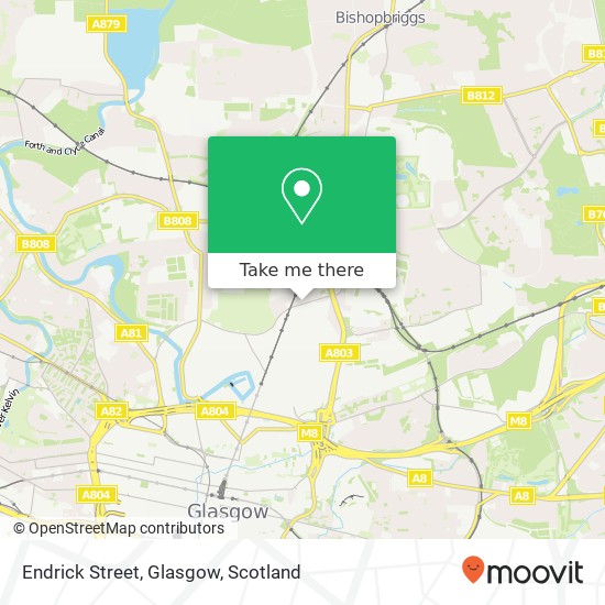 Endrick Street, Glasgow map