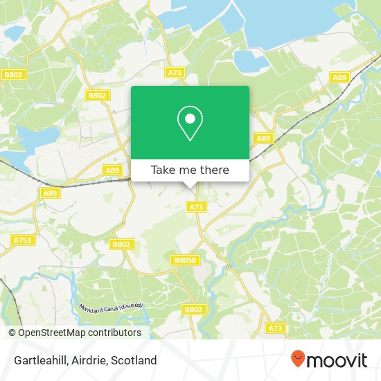 Gartleahill, Airdrie map