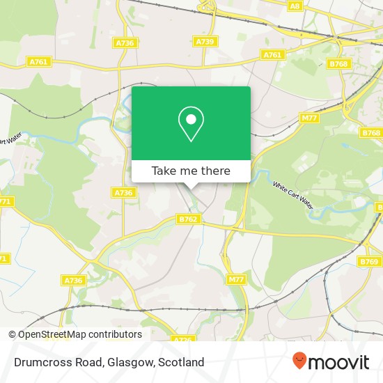 Drumcross Road, Glasgow map