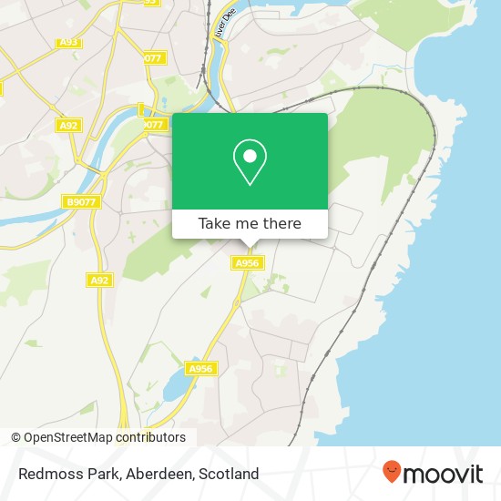 Redmoss Park, Aberdeen map