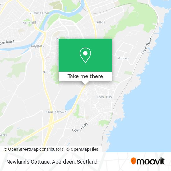 Newlands Cottage, Aberdeen map