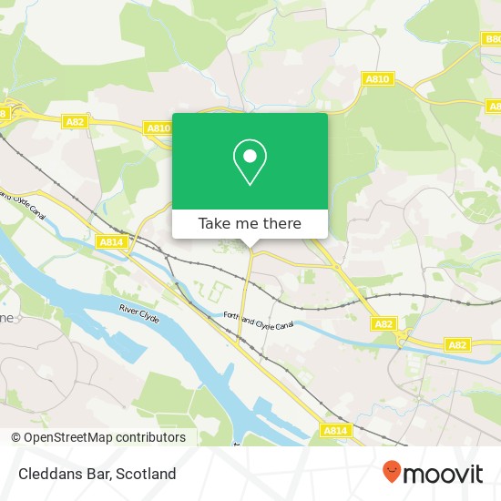 Cleddans Bar map