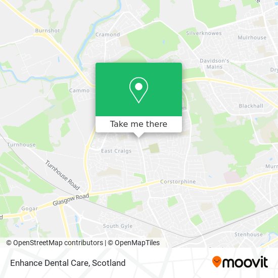 Enhance Dental Care map