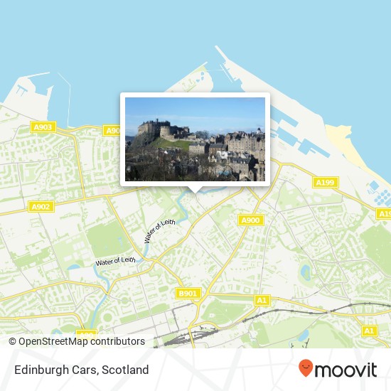 Edinburgh Cars map