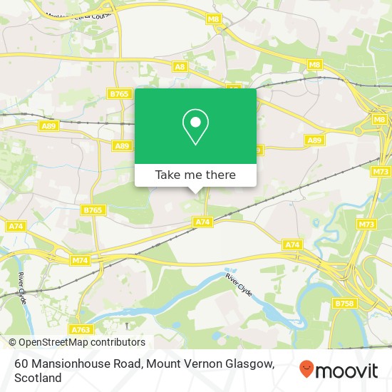 60 Mansionhouse Road, Mount Vernon Glasgow map