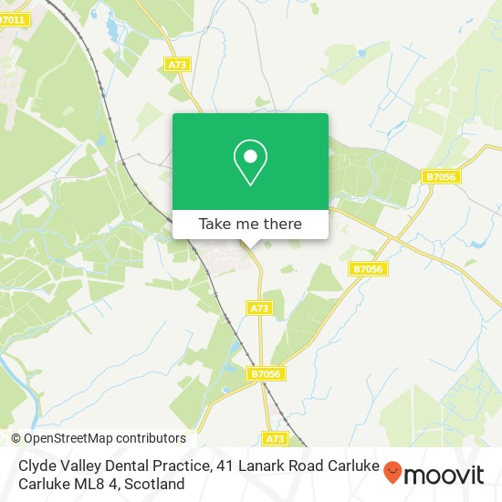 Clyde Valley Dental Practice, 41 Lanark Road Carluke Carluke ML8 4 map