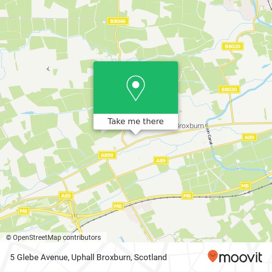 5 Glebe Avenue, Uphall Broxburn map