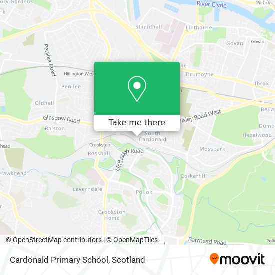 Cardonald Primary School map