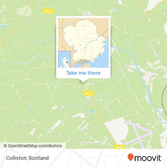 Colliston map