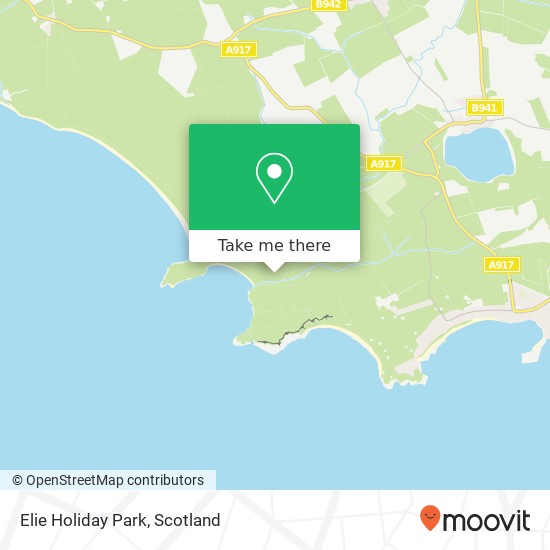 Elie Holiday Park map