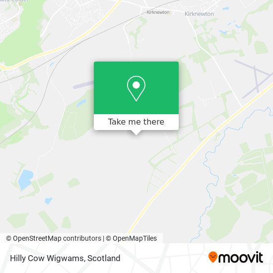 Hilly Cow Wigwams map