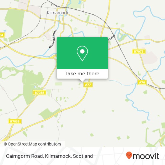 Cairngorm Road, Kilmarnock map