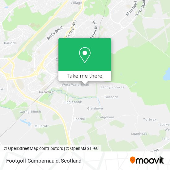 Footgolf Cumbernauld map