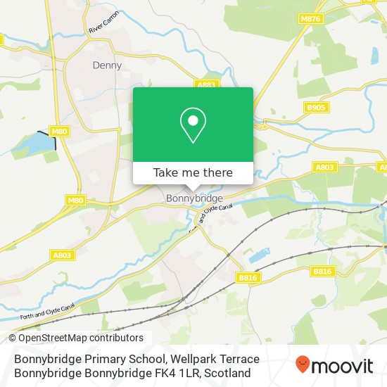 Bonnybridge Primary School, Wellpark Terrace Bonnybridge Bonnybridge FK4 1LR map
