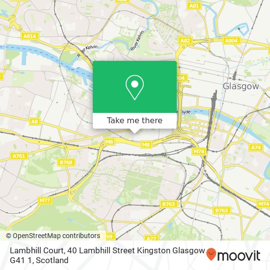 Lambhill Court, 40 Lambhill Street Kingston Glasgow G41 1 map