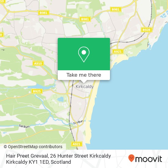 Hair Preet Grevaal, 26 Hunter Street Kirkcaldy Kirkcaldy KY1 1ED map