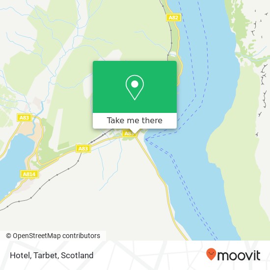 Hotel, Tarbet map