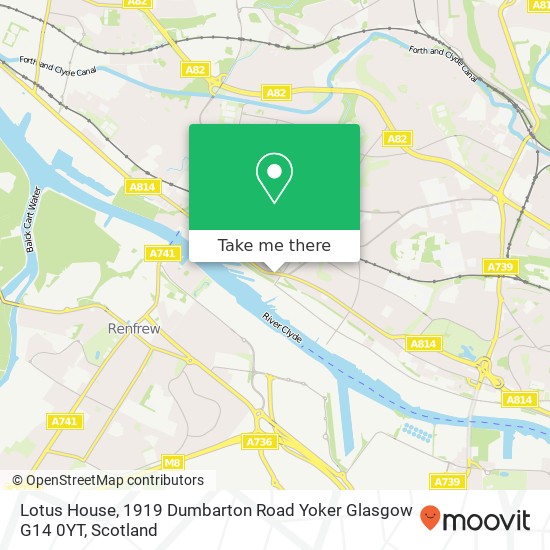 Lotus House, 1919 Dumbarton Road Yoker Glasgow G14 0YT map