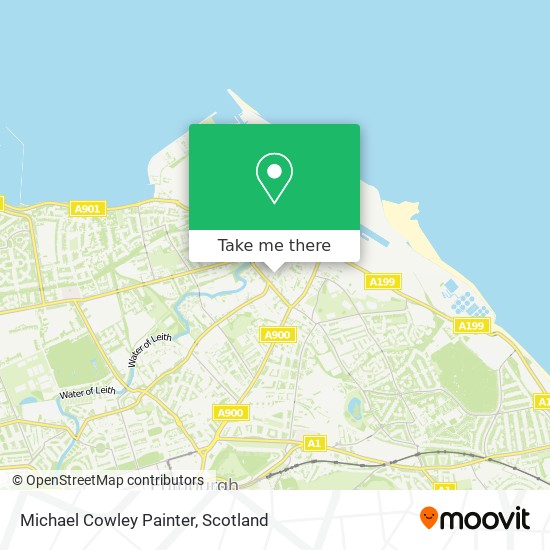 Michael Cowley Painter map