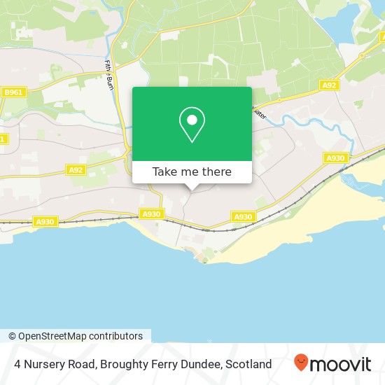 4 Nursery Road, Broughty Ferry Dundee map