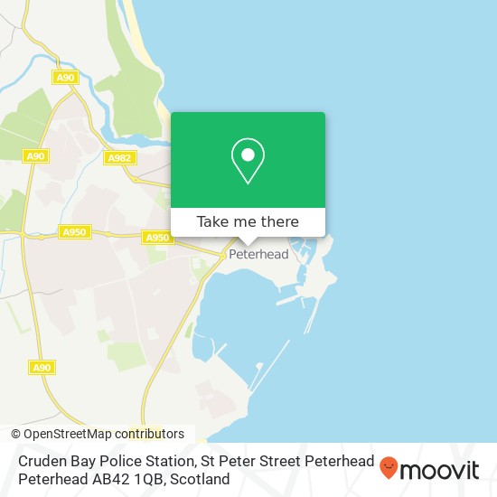 Cruden Bay Police Station, St Peter Street Peterhead Peterhead AB42 1QB map