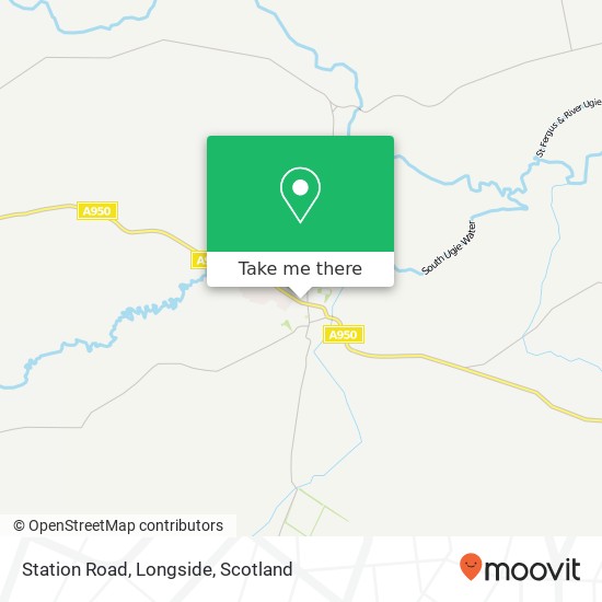 Station Road, Longside map