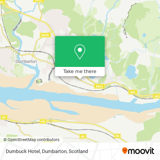 Dumbuck Hotel, Dumbarton map