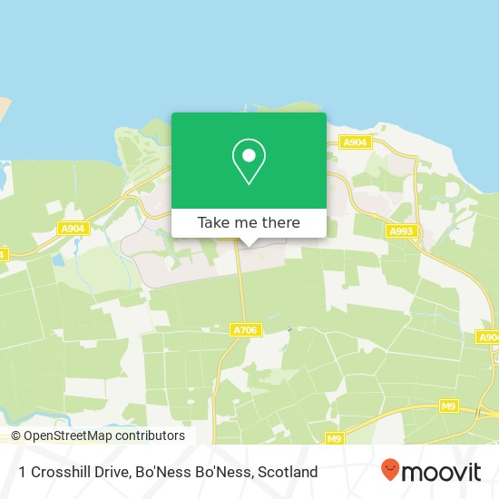 1 Crosshill Drive, Bo'Ness Bo'Ness map