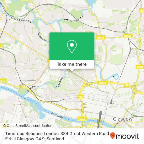 Timorous Beasties London, 384 Great Western Road Firhill Glasgow G4 9 map
