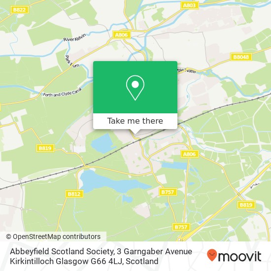 Abbeyfield Scotland Society, 3 Garngaber Avenue Kirkintilloch Glasgow G66 4LJ map