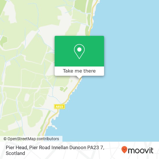 Pier Head, Pier Road Innellan Dunoon PA23 7 map