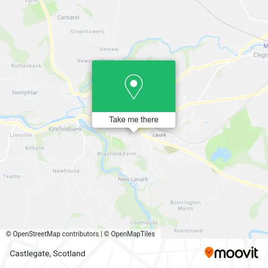 Castlegate map