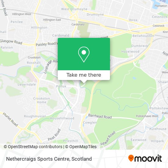 Nethercraigs Sports Centre map