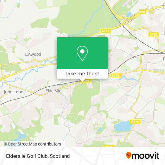 Elderslie Golf Club map