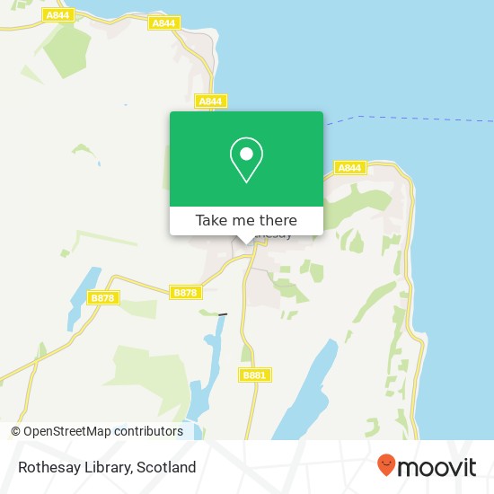 Rothesay Library map