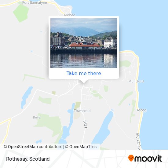 Rothesay map