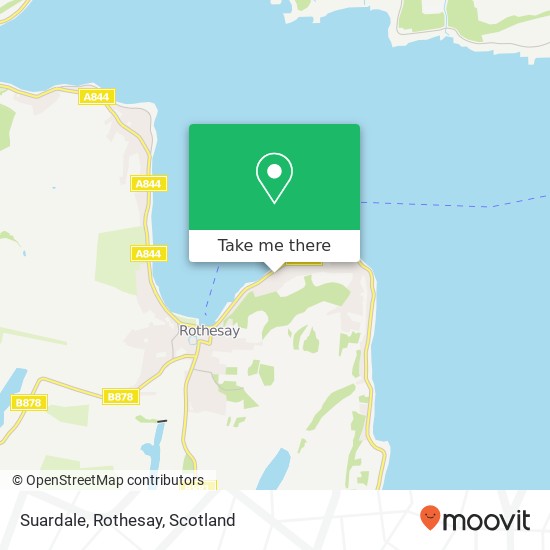 Suardale, Rothesay map