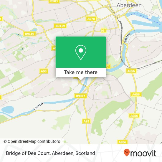 Bridge of Dee Court, Aberdeen map