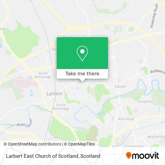 Larbert East Church of Scotland map