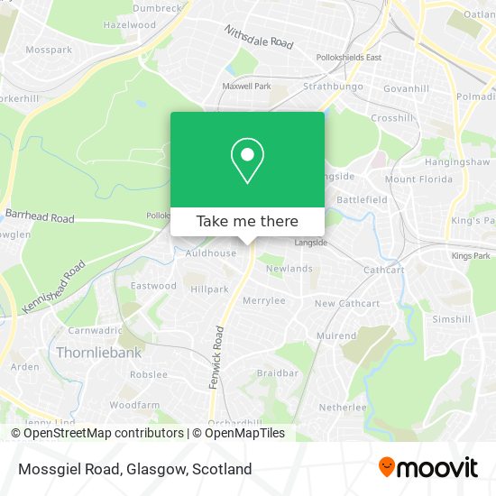 Mossgiel Road, Glasgow map